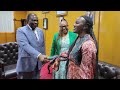 General Chiwenga Meets UN Member Chido Mpemba. 