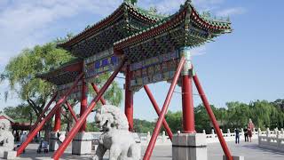 4K Beijing China 北海公园、永安寺、万佛楼、画舫斋