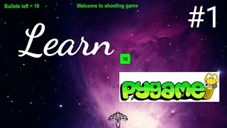 Python game development using Pygame - Introduction #1
