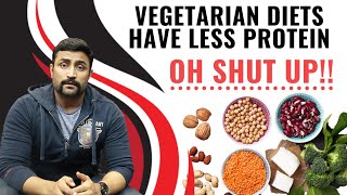 Are Vegetarian diets deficient in Proteins ??