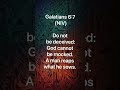 galatians 6 7 niv