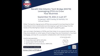 OTA Panel | NavalX | Mid-Atlantic Tech Bridge