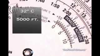 Calculating Density Altitude on an E6B