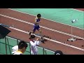 20190623福岡県高校陸上学年別大会北部予選 男子ab三段跳び決勝