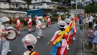 平成２５年９月５日　岩手県山田町　霞露嶽神社祭典　大浦さんさ踊り