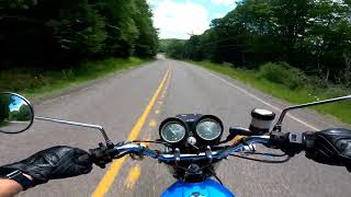 Suzuki GT550 Eagles Mere Cruise Pt. 1