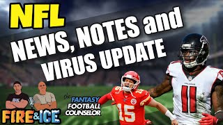 NFL News and Notes 2020 - AB Retires, Virus Updates and More.