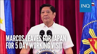 Marcos leaves for Japan for 5 day working visit