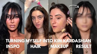 I spent 3 hours recreating Kim Kardashian’s Glam at Home…