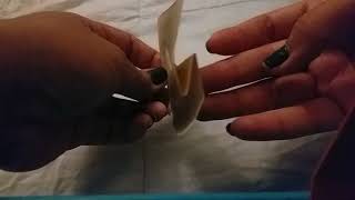 How to fold gold origami for ancestors silver gold paper 2