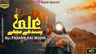Ali Pasand Hai Mujhe | 13 Rajab Whatsapp Video Status | Imam Ali Manqabat Video Status | Najaf