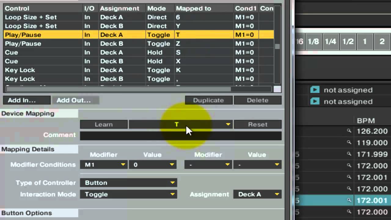 Traktor Pro Midi Mapping Tutorial 1 The Basics Youtube
