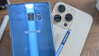 Samsung Galaxy Note 7 FE vs iPhone 16 Pro Max in 2025