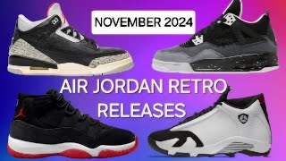 November 2024 Air Jordan Release Dates