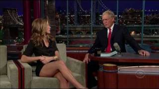 Jennifer Aniston on David Letterman