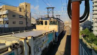 [クリーンかわさき号]11月3日八丁畷駅 新鶴見A73運用 153レ EF65 2101