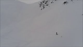 Sci alpinismo, discesa da Rocca Verde - Valle Stura (Cuneo)