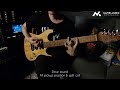 SOLOKING MS-1 CUSTOM 24 HSS FLAT TOP FMN ELITE In Natural Satin! Quick Sound Test