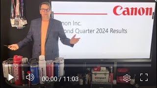 The End Of The Day With Ray! Canon 2nd Qtr FY24 - Are They Now Going To Dump Direct Operations?