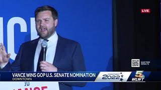 JD Vance wins GOP nomination for Ohio US Senate