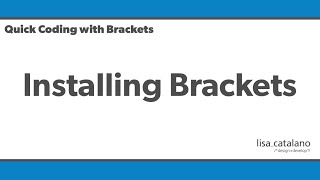 Quick Coding with Brackets - Installation