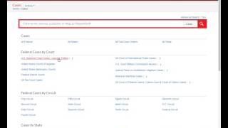 Finding US Supreme Court Cases Using Lexis Advance