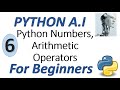 Machine Learning Tutorial Python : 6. Python Number and Arithmetic Operators