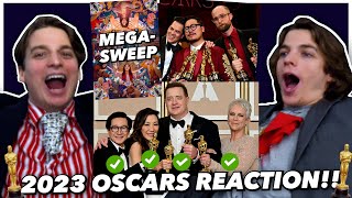 2023 Oscar Winners Reaction!! (MEGA-SWEEP)