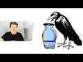 The Crow and the Pitcher (Aesop's Fables) Questions and Answers | Easy Simple Beginner English Story