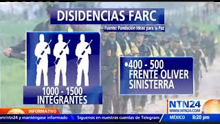 Informe revela que la disidencia de las FARC en Colombia tendría entre 1.000 y 1.500 integrantes