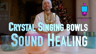Crystal Singing bowls | 12 minute sound healing