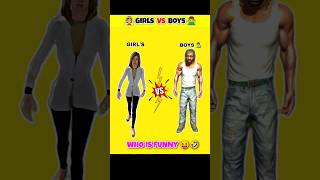 Girls Vs Boys 🤣 Who's is Funny 😂 indian Bike Driving 3D Story Video || #shorts #indianbikedriving3d