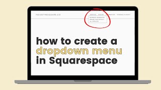 How to Create a Drop-Down Menu in Squarespace 7.1 (new 2024 tutorial for beginners)