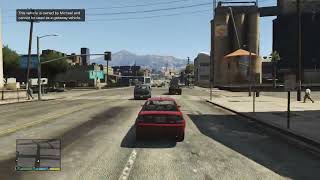 GTA V Michael Driving in Cypress Flats (After completing Blitz Play)