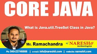 Core Java Tutorial | What is Java.util.TreeSet Class in Java? | By Mr.Ramachandra