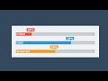 Awesome Progress Bars With Percentage Fade In Animation Using HTML,CSS And Jquery