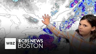 Franklin third-grader gives weather forecast after meeting WBZ-TV's Jacob Wycoff at school