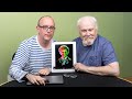 Colin Baker reunited with his Doctor Who title sequence