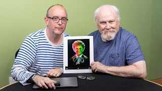 Colin Baker reunited with his Doctor Who title sequence