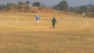 Tembhari vs kandroli best bowler Tejas gavande video sama gavande