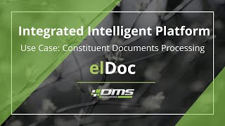 elDoc - Intelligent Integrated Platform | Use Case | Constituent Documents Processing | OCR