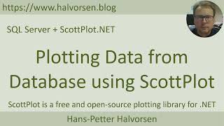 Plotting Data from SQL Server Database using ScottPlot Plotting Library for WinForms Applications