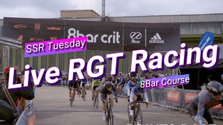 *Live RGT Racing* 8Bar Fixie Course Crit Race. Super Fast! Super Technical!