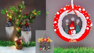 3 Easy Affordable Christmas decoration ideas  | DIY Budget Friendly Christmas craft idea🎄97