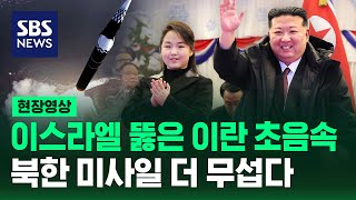 이란 초음속에 뚫렸던 이스라엘 방공망…북한 미사일이 더 무섭다, 왜? (현장영상) / SBS