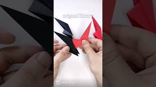 Origami SHURIKEN #origami #origamicraft #papercraft #shorts #papertutorial  #shuriken #ninjastar