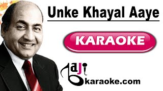 Unke khayal aaye to - Video Karaoke Lyrics - Rafi by Bajikaraoke