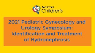 2021 Pediatric Gynecology and Urology Symposium: Identification and Treatment of Hydronephrosis