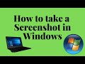 how to screenshot on Windows 10