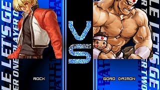 洛克 vs 大门。Rock vs Daimon(Mugen)